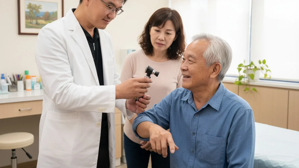 吳紹琥醫師圖解大腸水療診所的專業評估標準。