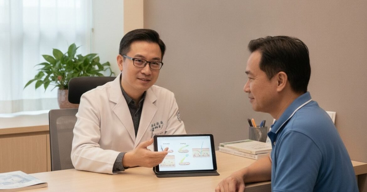 吳芮醫師分享30歲後膠原蛋白增生針的抗老策略。